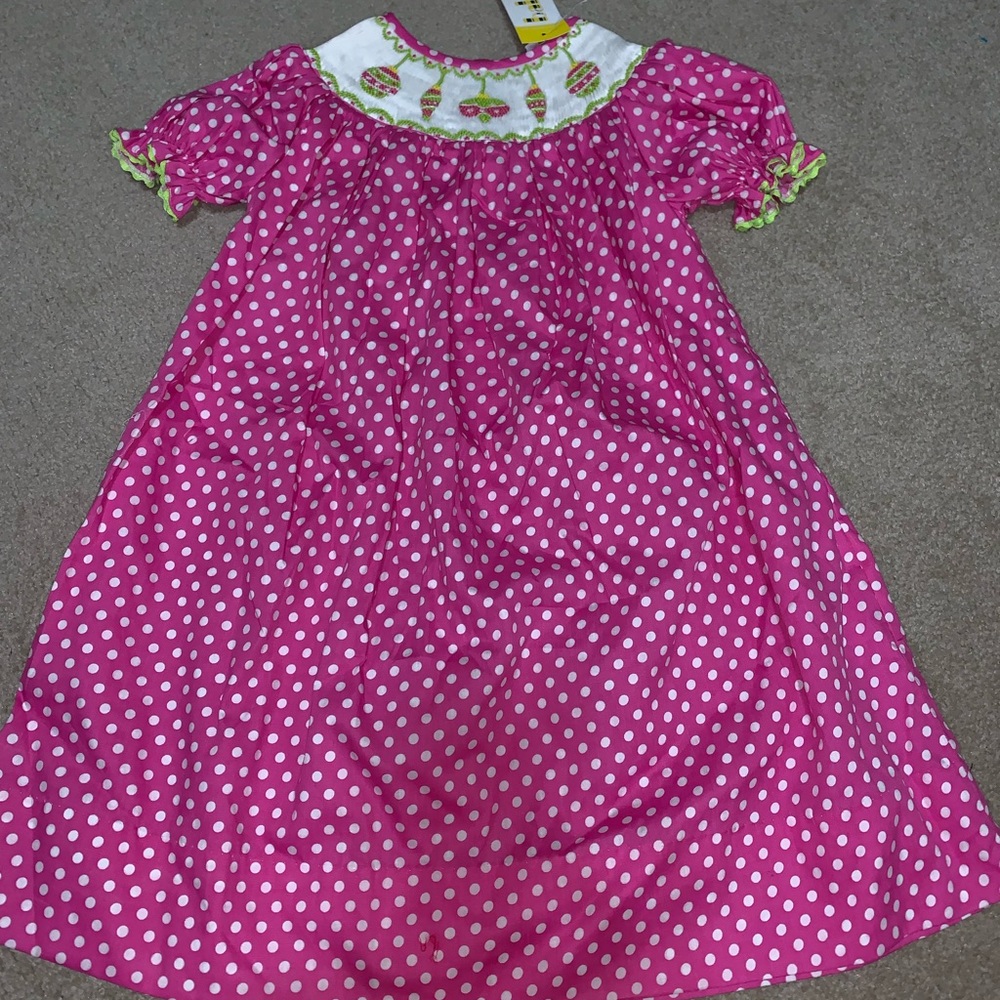 Smocked Christmas Dress